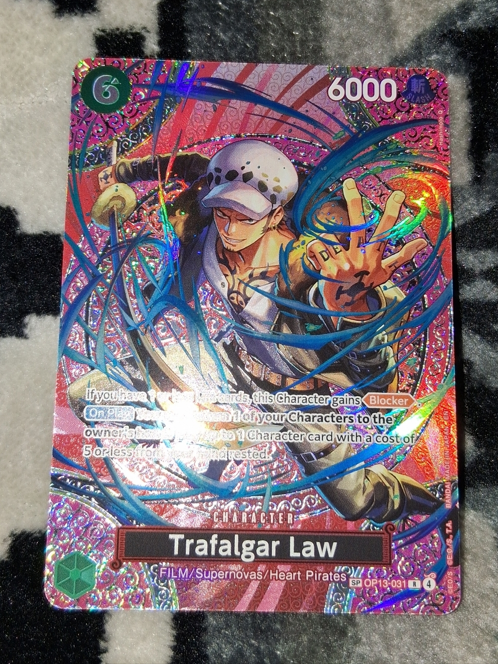 One Piece Trafalgar Law Holo Card